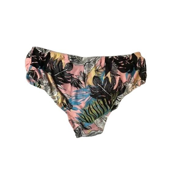 RUUHEE Women Criss Cross HighWaisted String Floral Printed 2PC Bathing Suit SZ L - Picture 7 of 9
